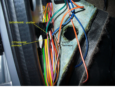 Электропроводка концевых выключателей подсоединена